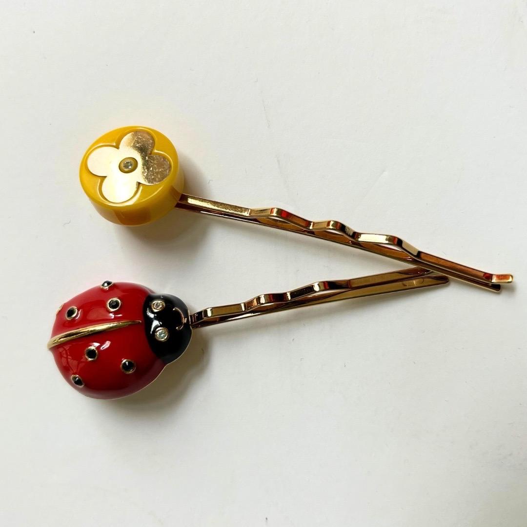 ルイヴィトン LOUIS VUITTON ヘアピン2点セット