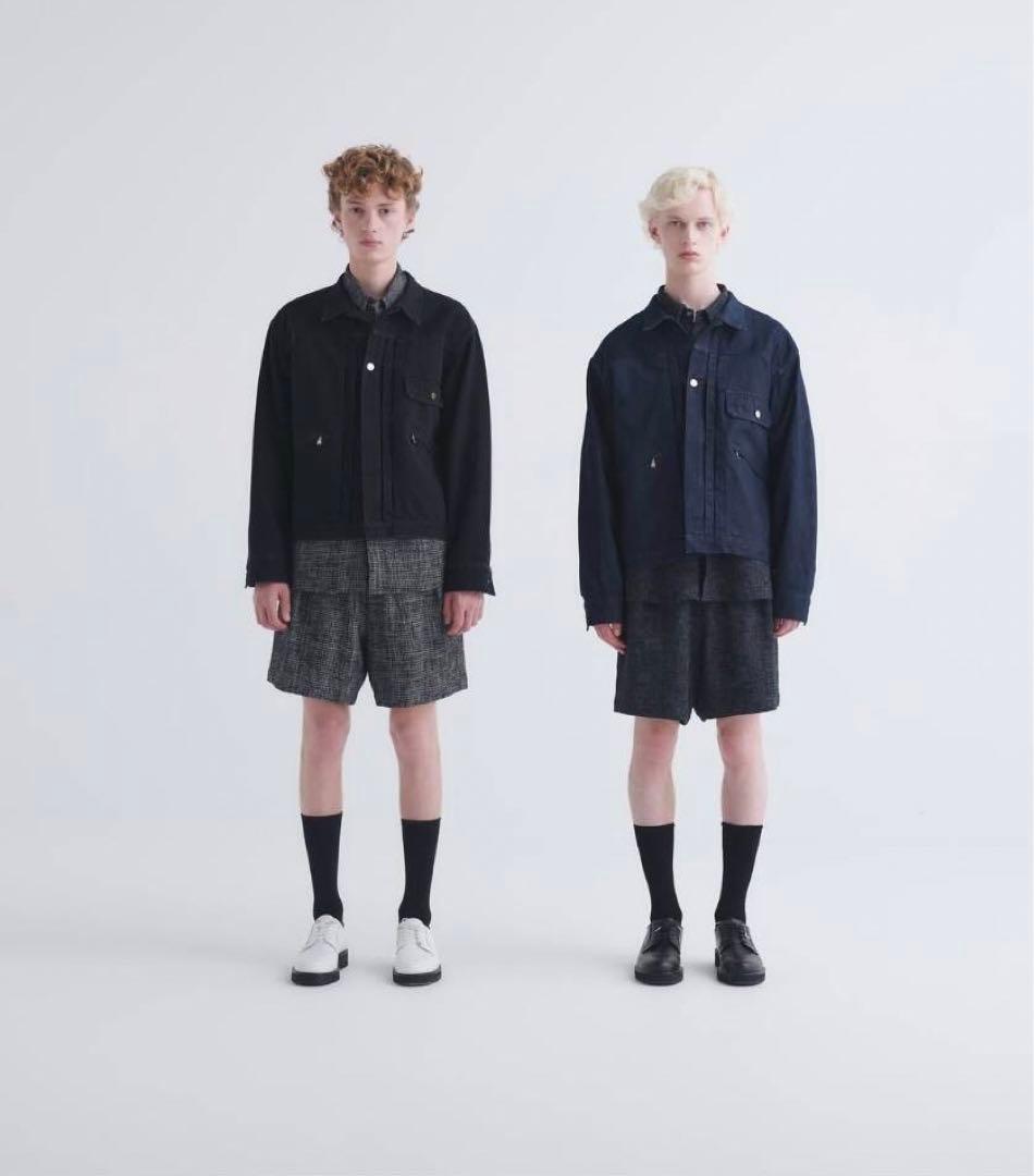 【新品早い者勝ち】CULLNI ダークネイビーデニムセットアップ　サイズ2