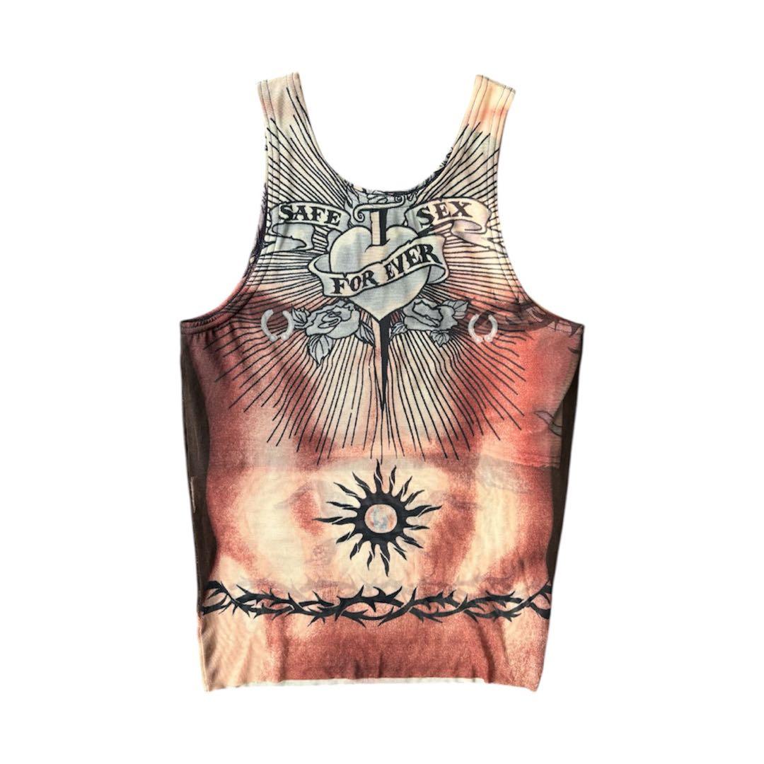 Jean Paul GAULTIER 96SS SAFE SEX タンクトップ