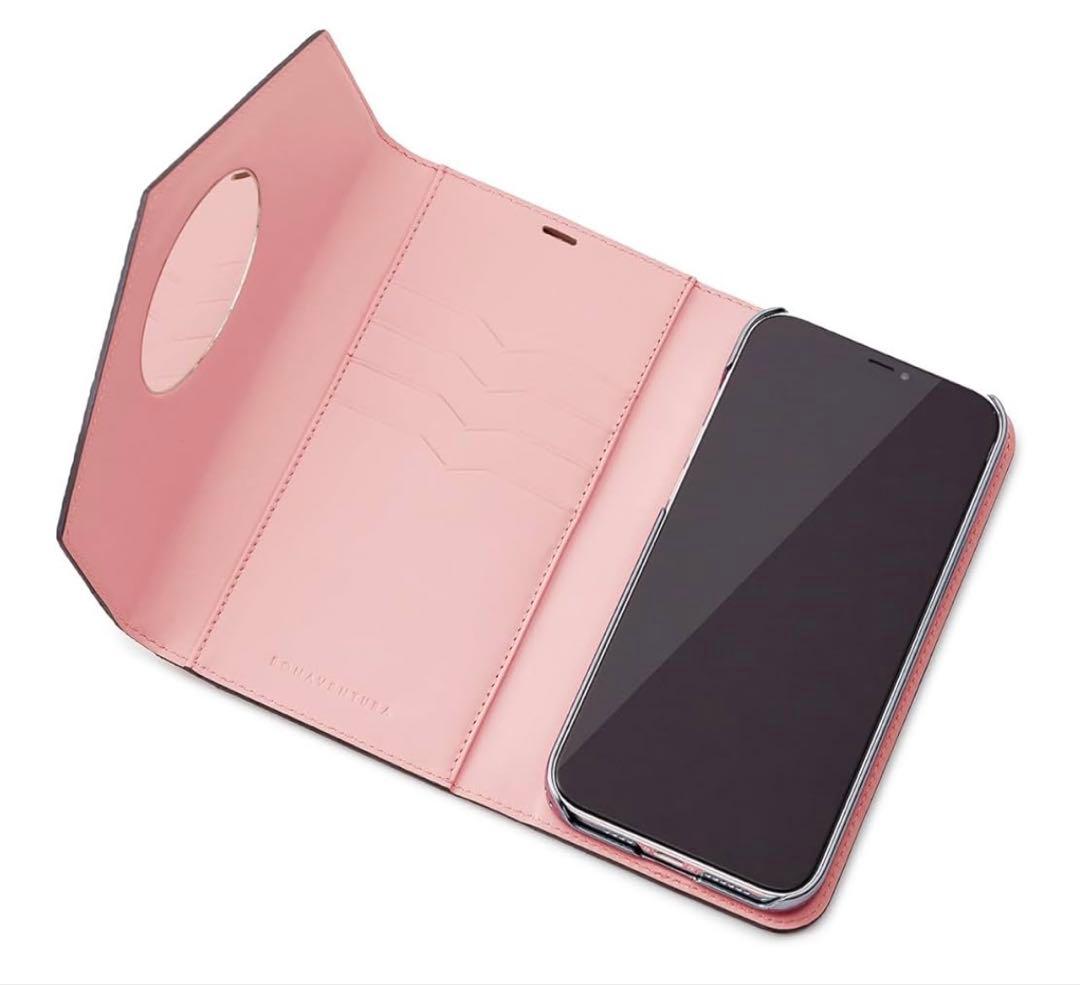 新品未使用⭐︎ボナベンチュラiPhone14ケース ミラーケース シュリンクレザー