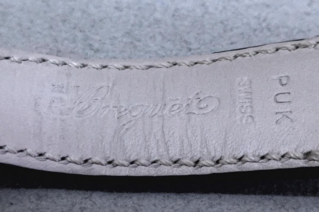 ブレゲ　マリーン　レザーベルト　40625