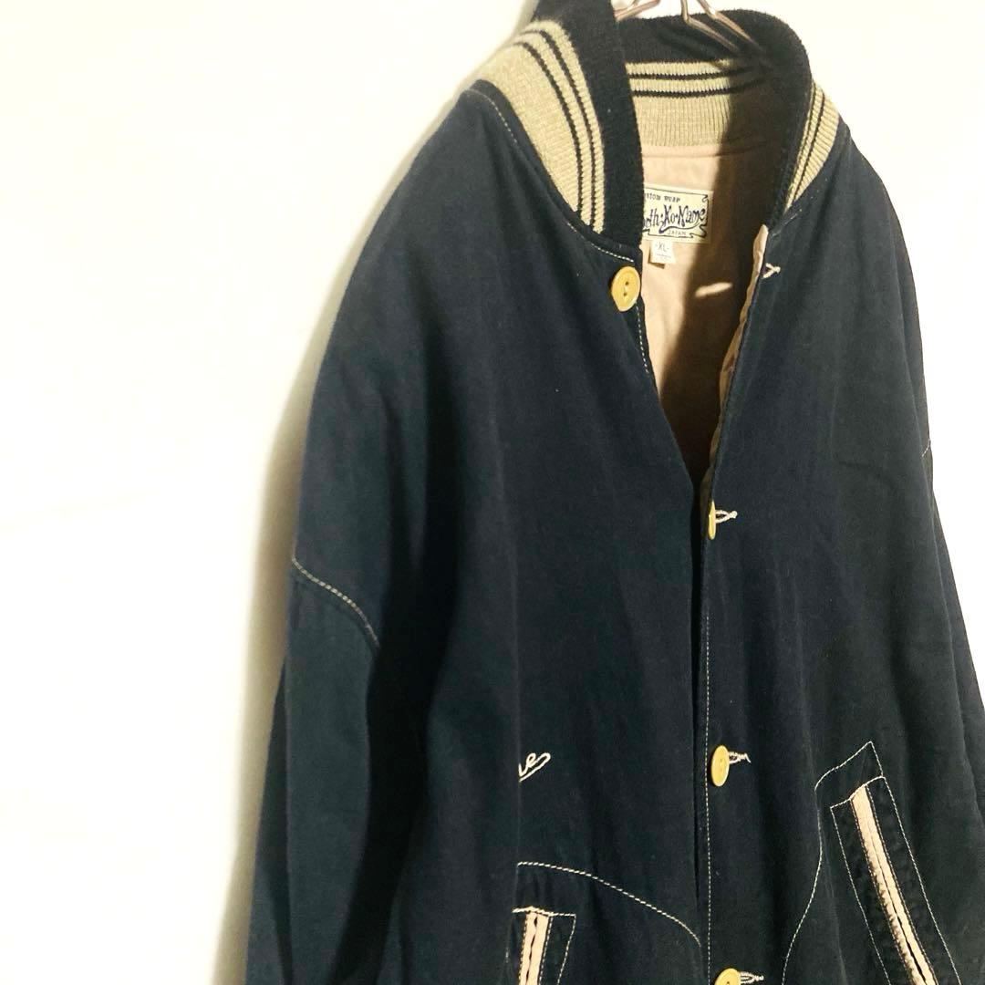 ノースノーネーム XL ボタスタ コットンスタジャン 短丈 40s ヴィンテージ