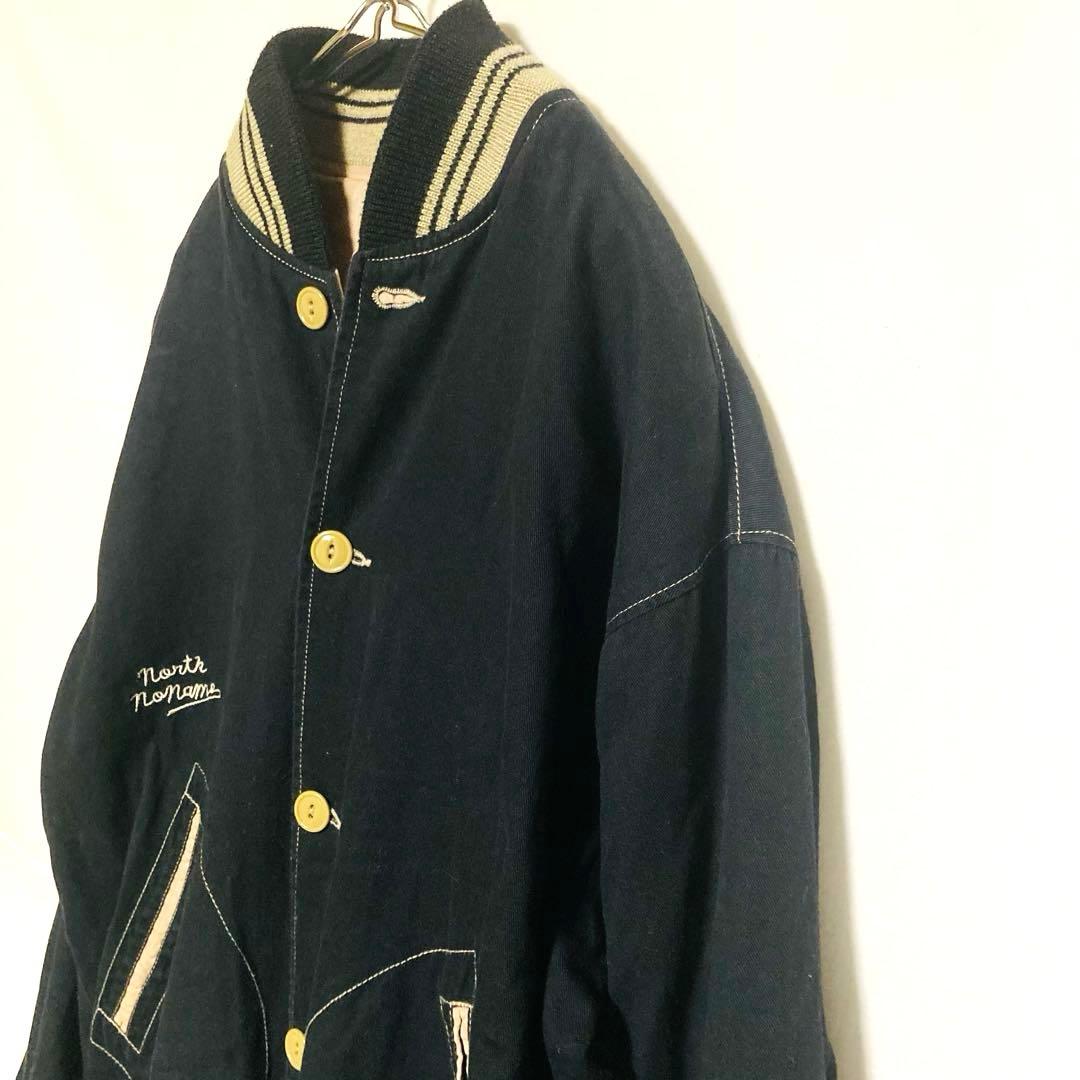 ノースノーネーム XL ボタスタ コットンスタジャン 短丈 40s ヴィンテージ