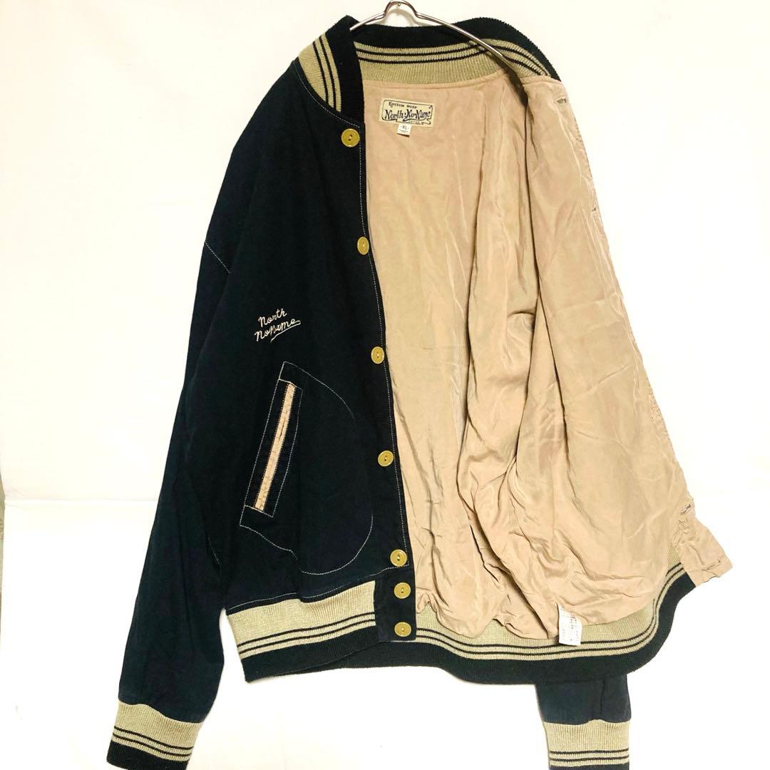 ノースノーネーム XL ボタスタ コットンスタジャン 短丈 40s ヴィンテージ
