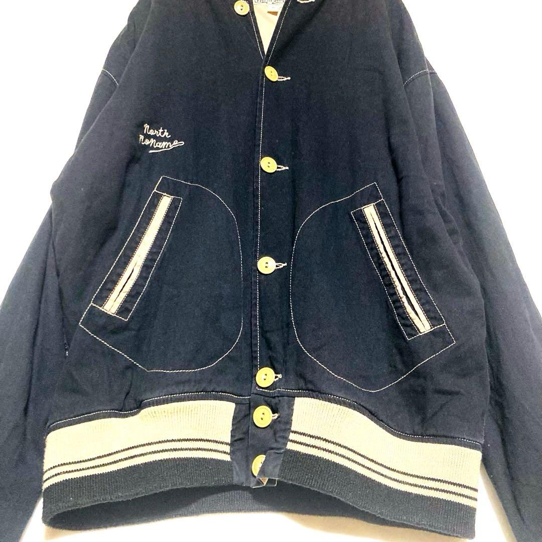ノースノーネーム XL ボタスタ コットンスタジャン 短丈 40s ヴィンテージ