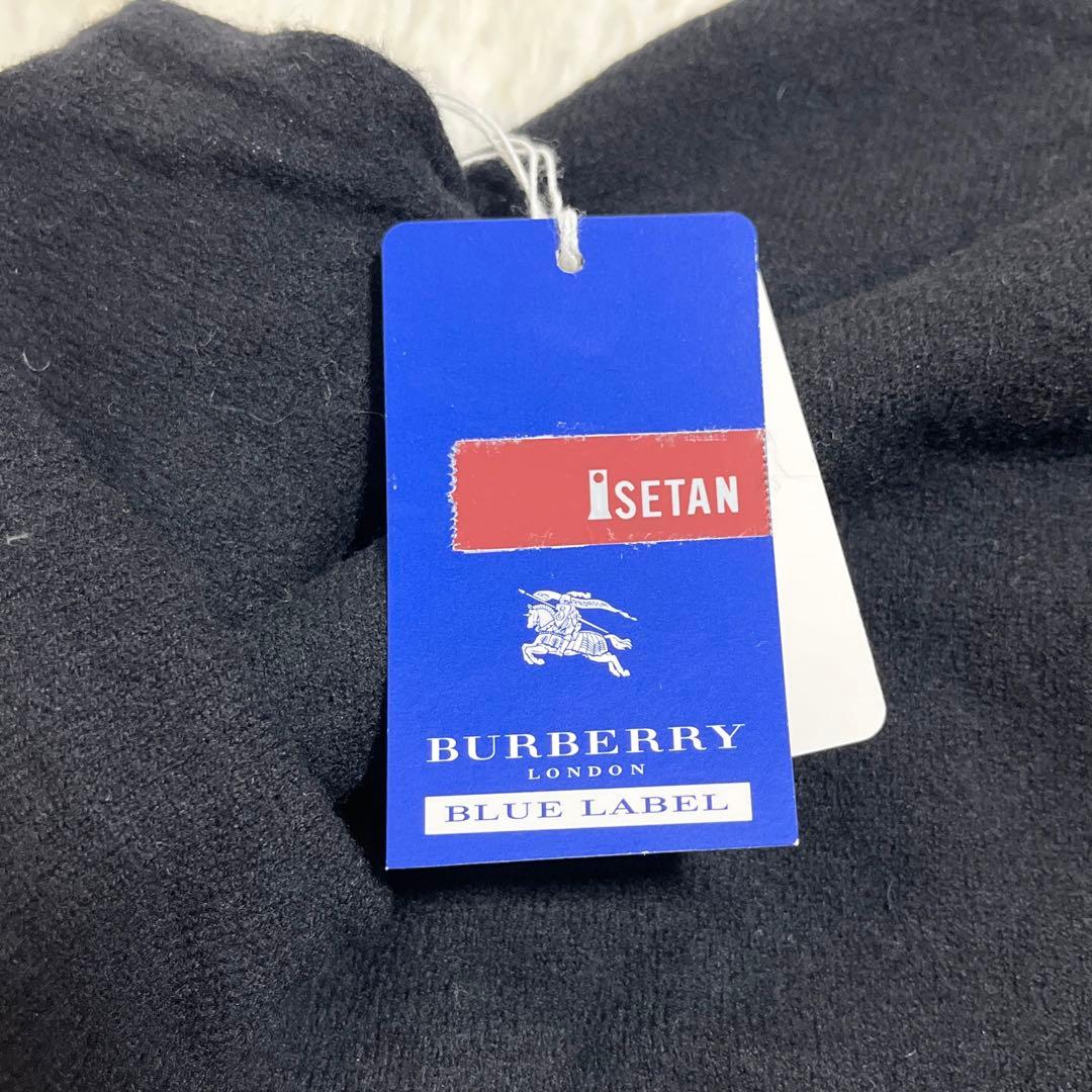 新品✨️ バーバリーブルーレーベル ケープ ノバチェック タヌキファー 希少✨️