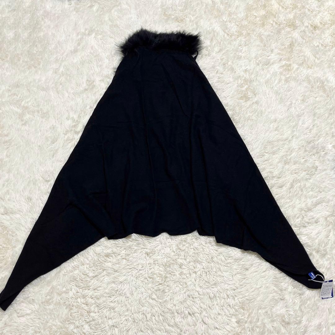 新品✨️ バーバリーブルーレーベル ケープ ノバチェック タヌキファー 希少✨️