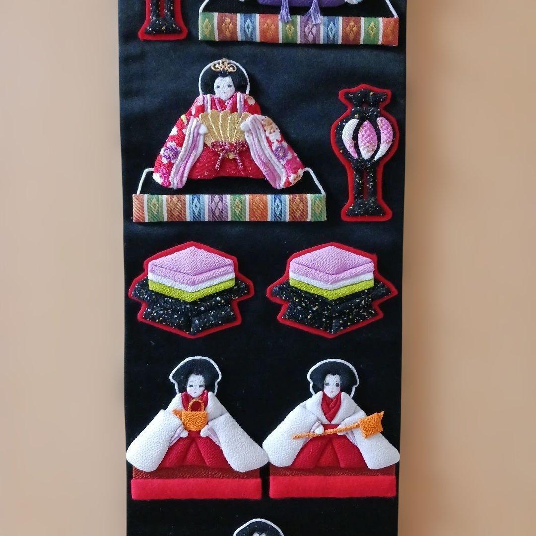 《游花様ご予約》★ひなまつりタペストリー★ちりめん細工