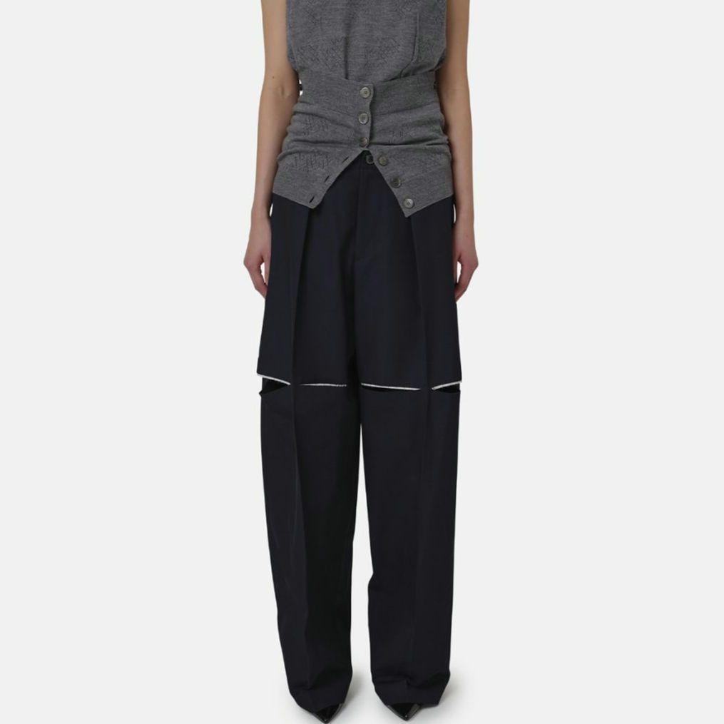 IRENE 広瀬すず パンツ カットデザイン Cut Out Trousers