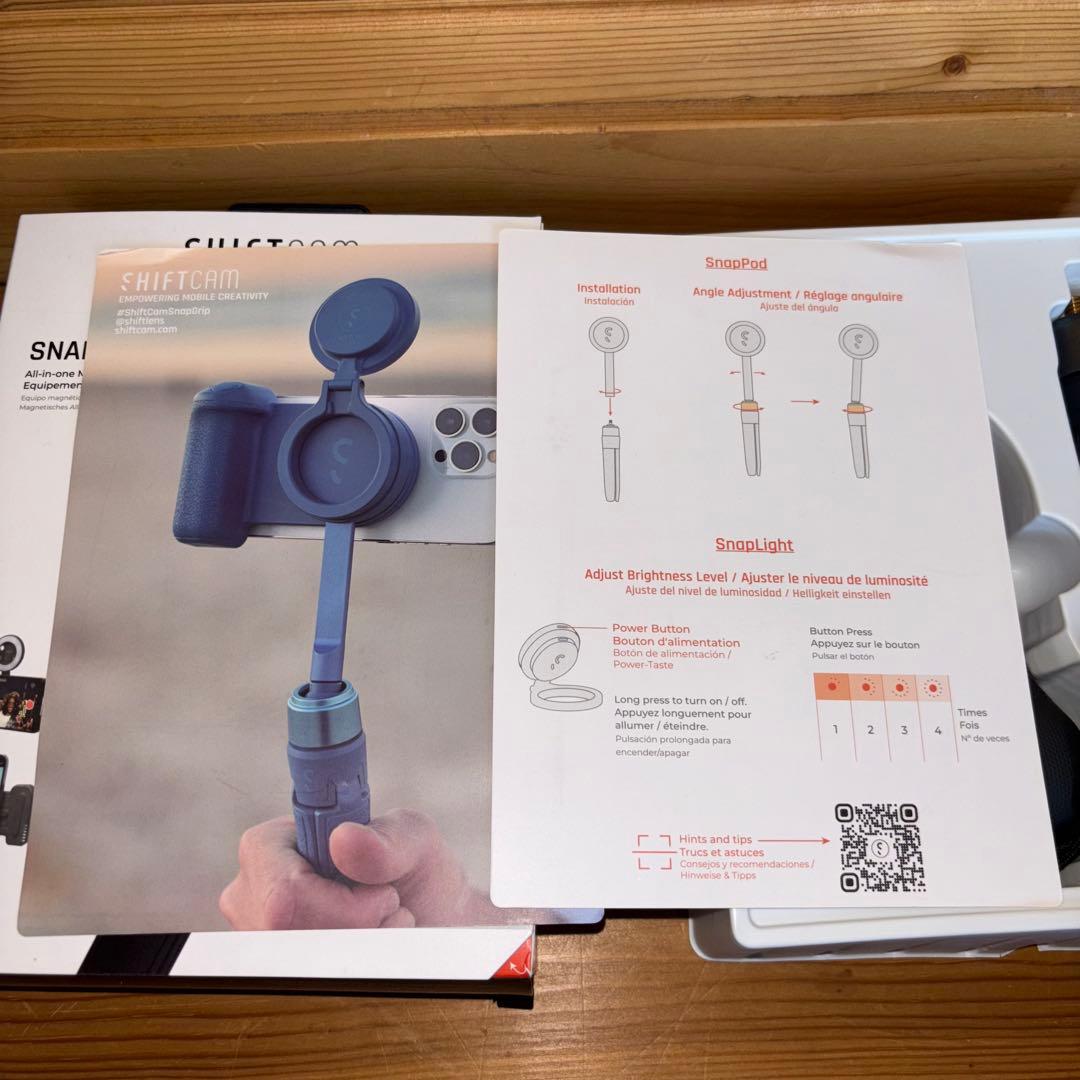 スマホアクセサリー ShiftCAM Creator Kit + SNAPSHOE