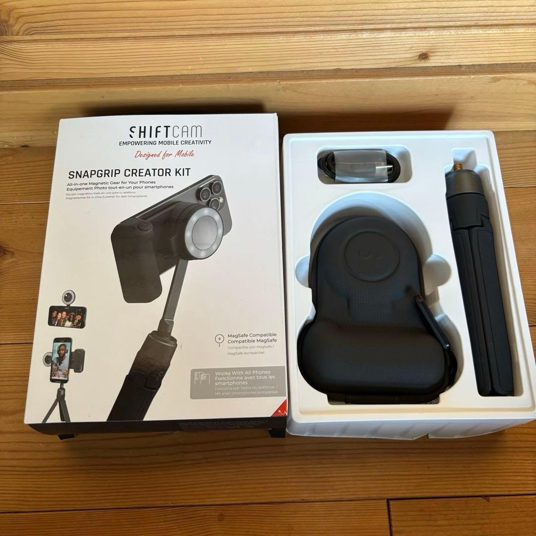 スマホアクセサリー ShiftCAM Creator Kit + SNAPSHOE