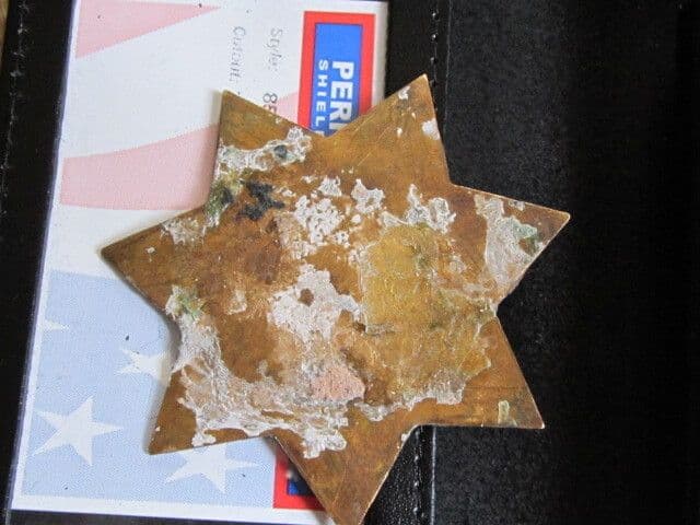 ろ*け様 実物 中古 CA州ポリスバッジ