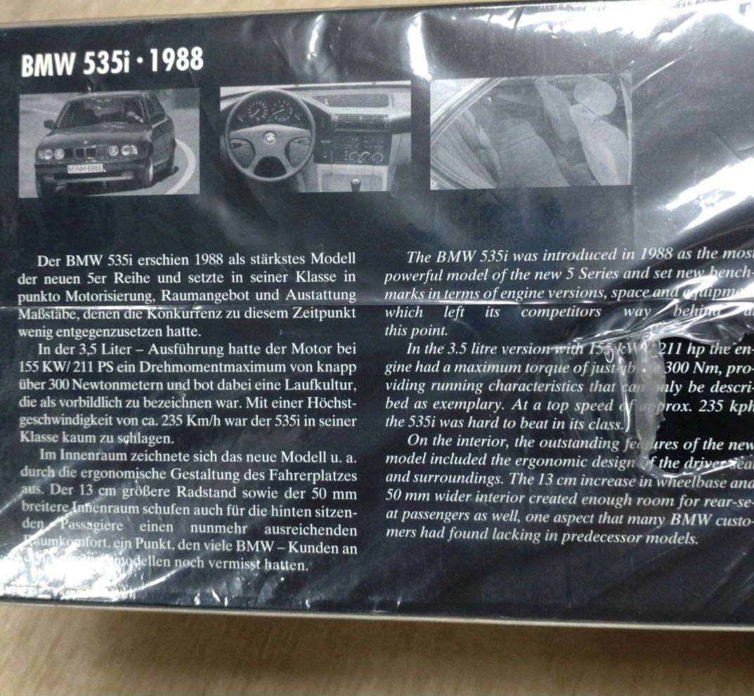【新品・未開封】MINICHAMPS  535i 1988 1:18