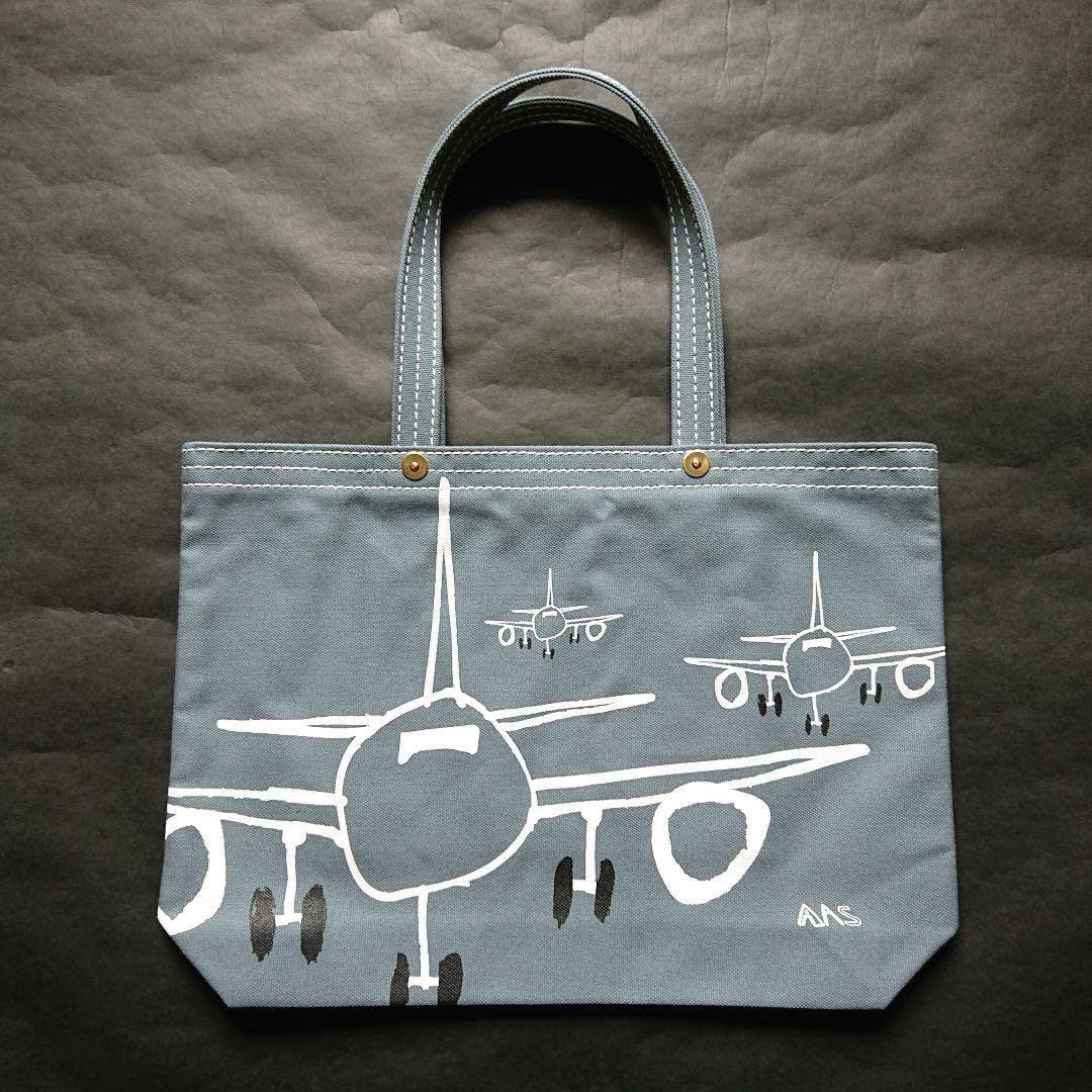 雪*蔵様 一澤信三郎帆布　飛行機イラスト トートバッグ　限定商品
