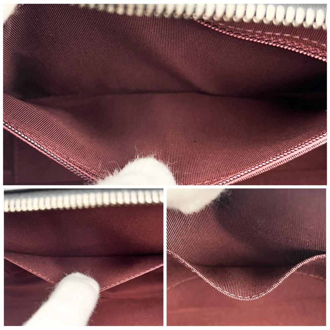 【極美品】ボーイシャネル　マトラッセ　シェブロン　チェーンショルダー　黒　830