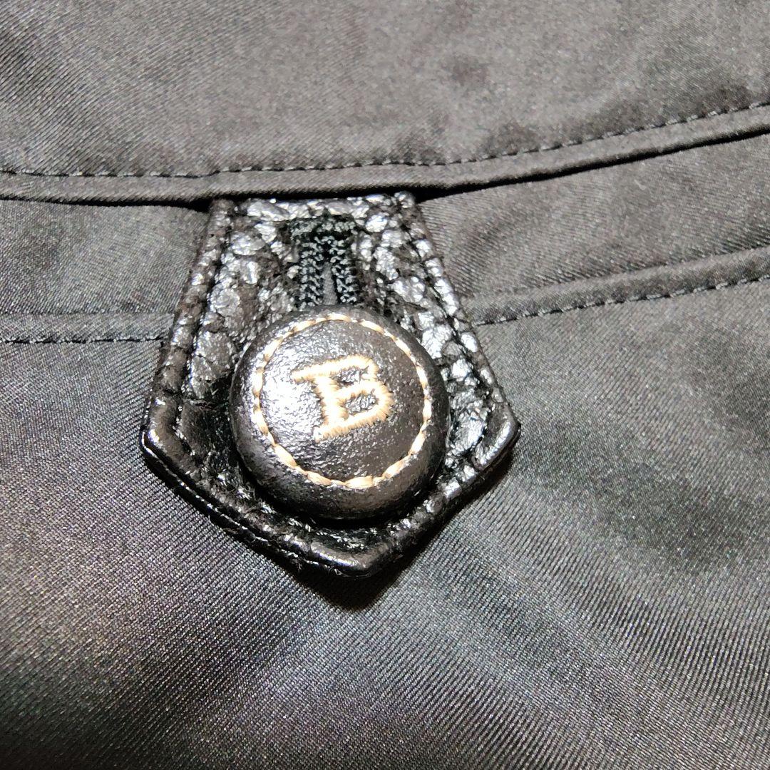 美品 バーバリーロンドン ファー付きジップアップ中綿ベスト　S〜М　ブラック