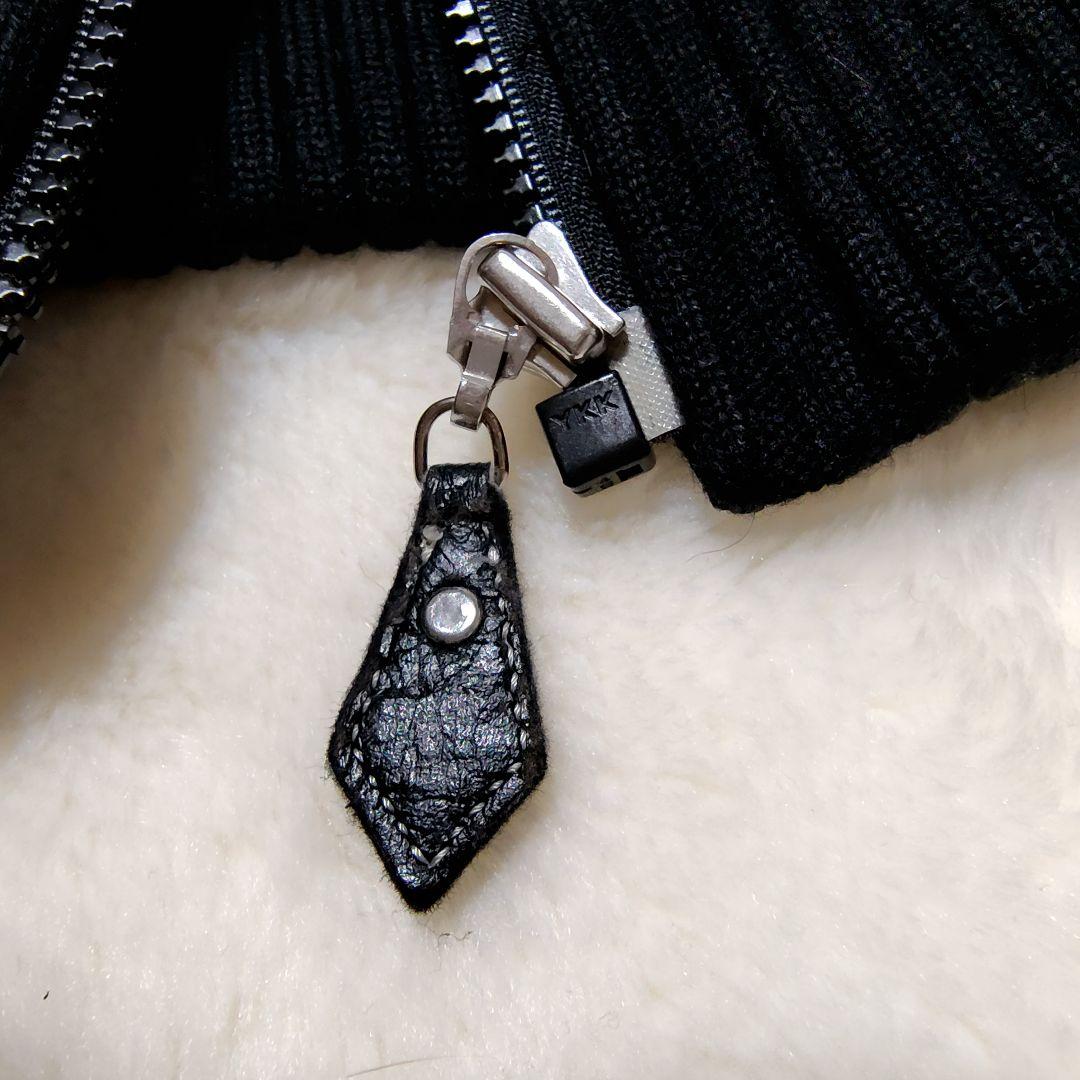 美品 バーバリーロンドン ファー付きジップアップ中綿ベスト　S〜М　ブラック