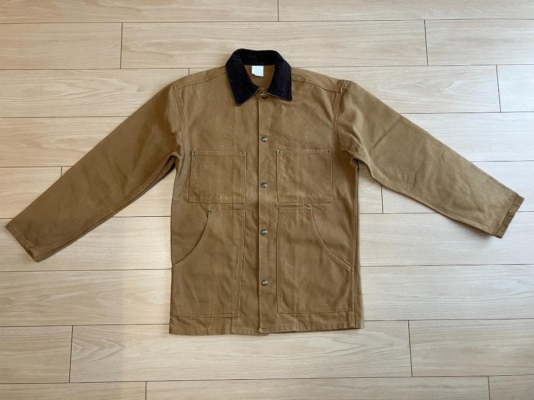70s　ガンホー？　米国製　ブラウンダック・カバーオールジャケット　M