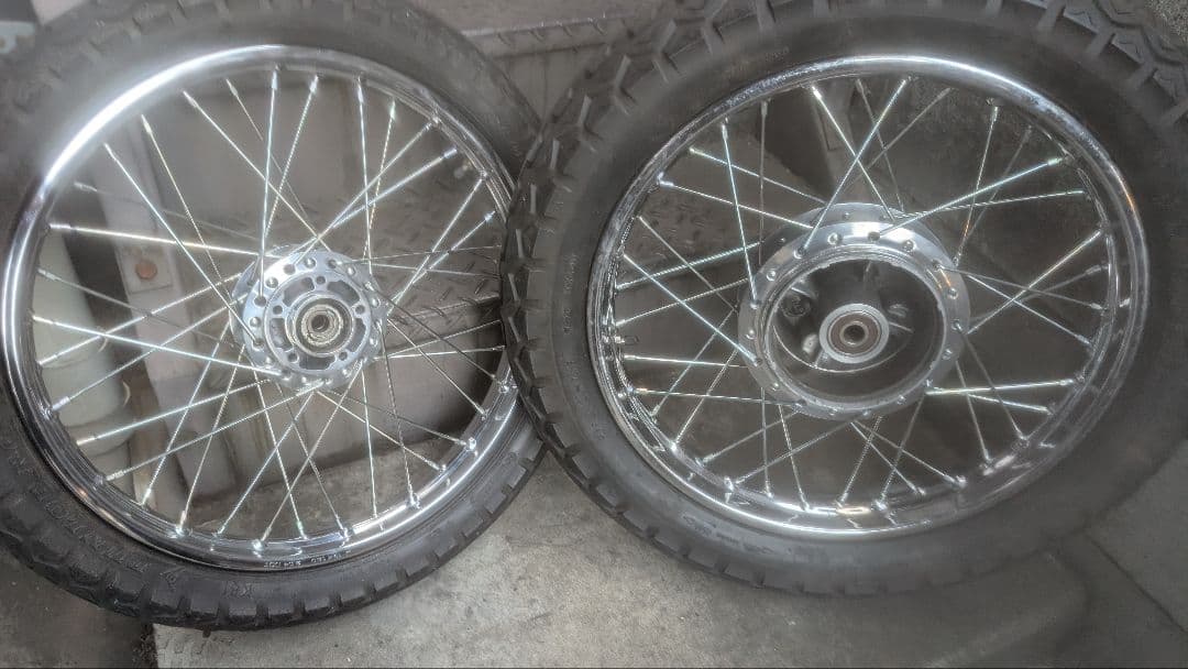 バブ CB250T ホーク2 張替え済スポークホイール CB400N CM400