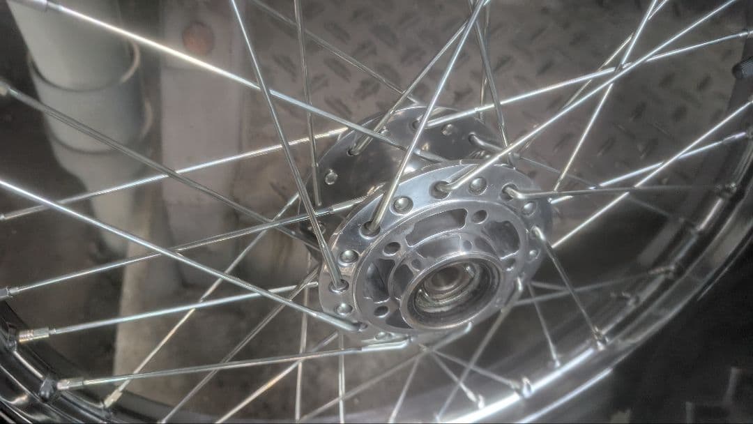 バブ CB250T ホーク2 張替え済スポークホイール CB400N CM400