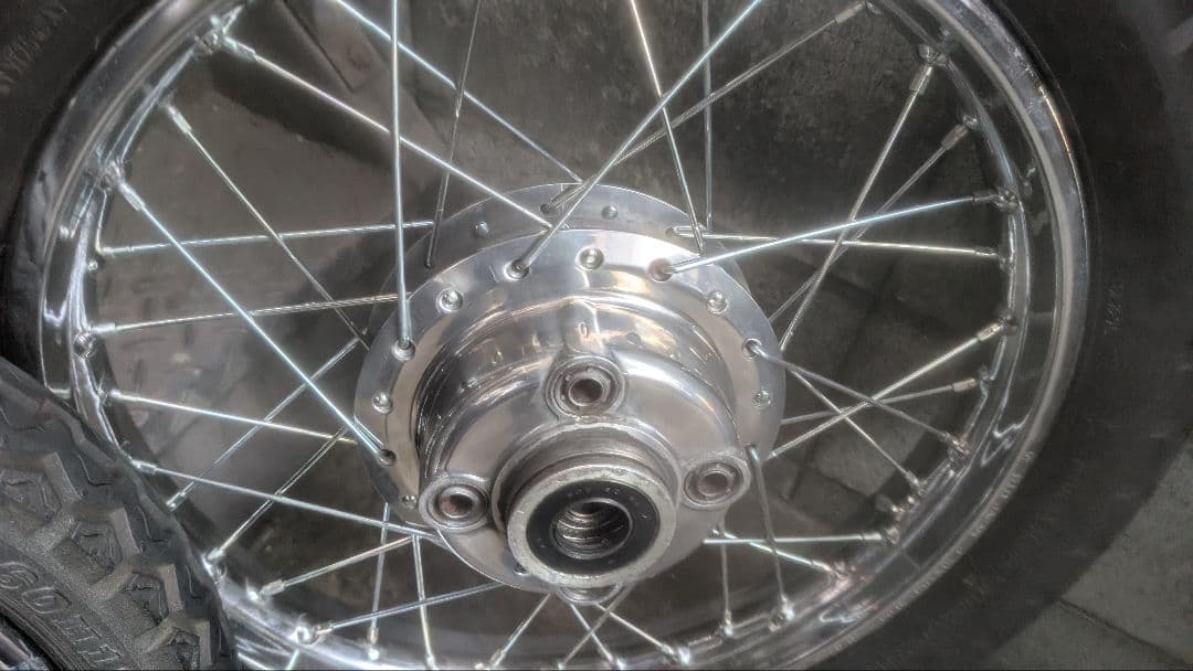 バブ CB250T ホーク2 張替え済スポークホイール CB400N CM400