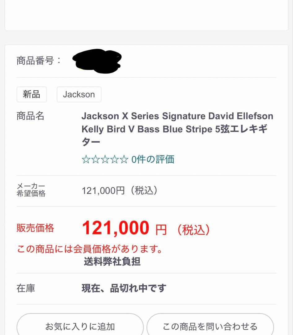 浩*翔様 Jackson X Signature David Ellefson