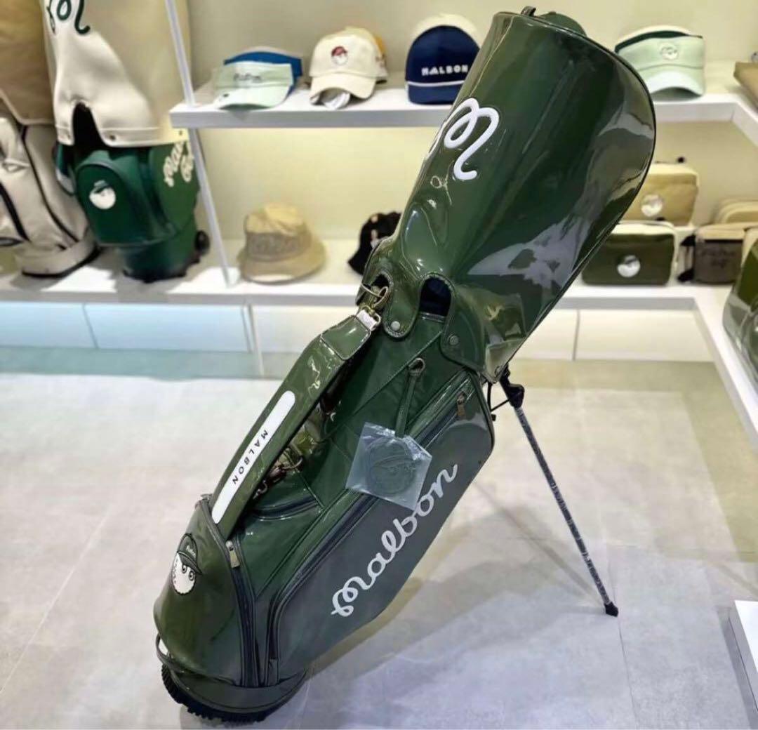 Malbon golf 新品 マルボン ゴルフ キャディバッグ スタンドバッグ