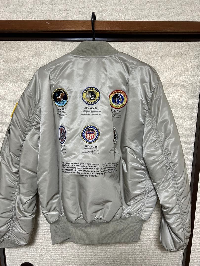 花*子様 ALPHA INDUSTRIES APOLO ワッペン MA-1