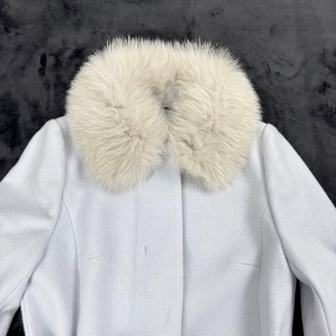 ジャスグリッティ✨タグ付新品未使用 フォックスファー付チェスターコート サイズ1