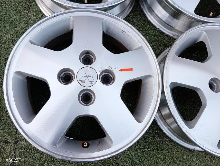 三菱 14インチ ミツビシ純正 EK ワゴン【富山】ミニカ 中古 アルミ 4本