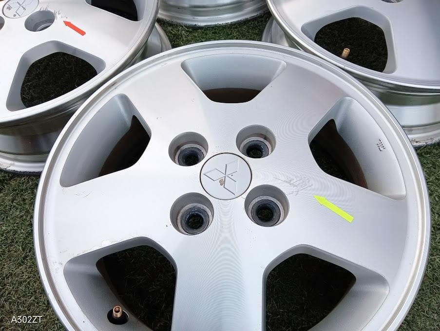 三菱 14インチ ミツビシ純正 EK ワゴン【富山】ミニカ 中古 アルミ 4本