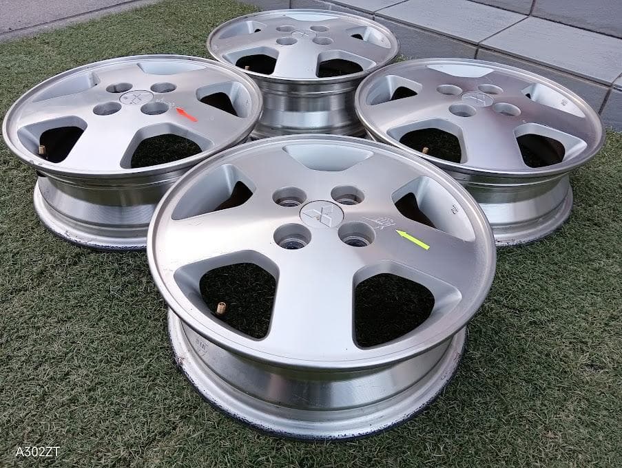 三菱 14インチ ミツビシ純正 EK ワゴン【富山】ミニカ 中古 アルミ 4本