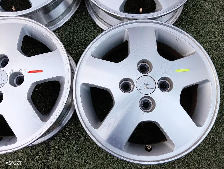 三菱 14インチ ミツビシ純正 EK ワゴン【富山】ミニカ 中古 アルミ 4本