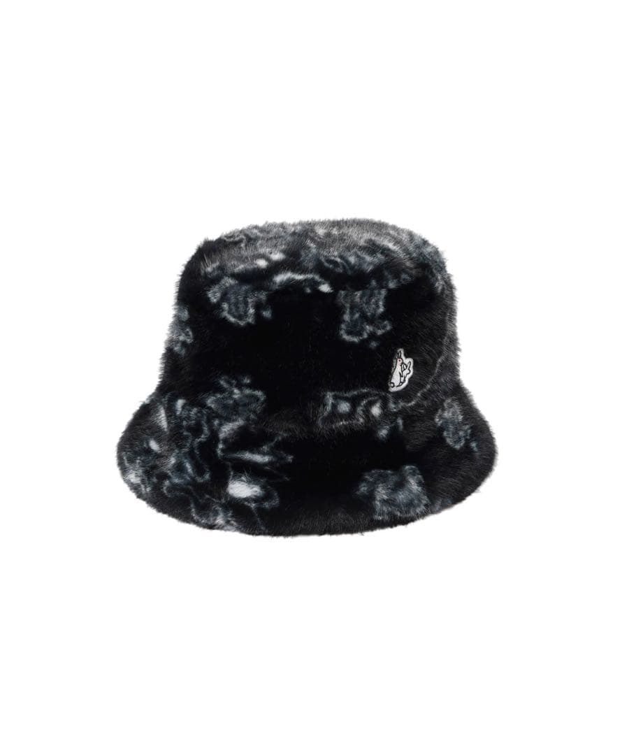帽子 fr2 Rabbit Paisley Eco Fur Bucket Hat