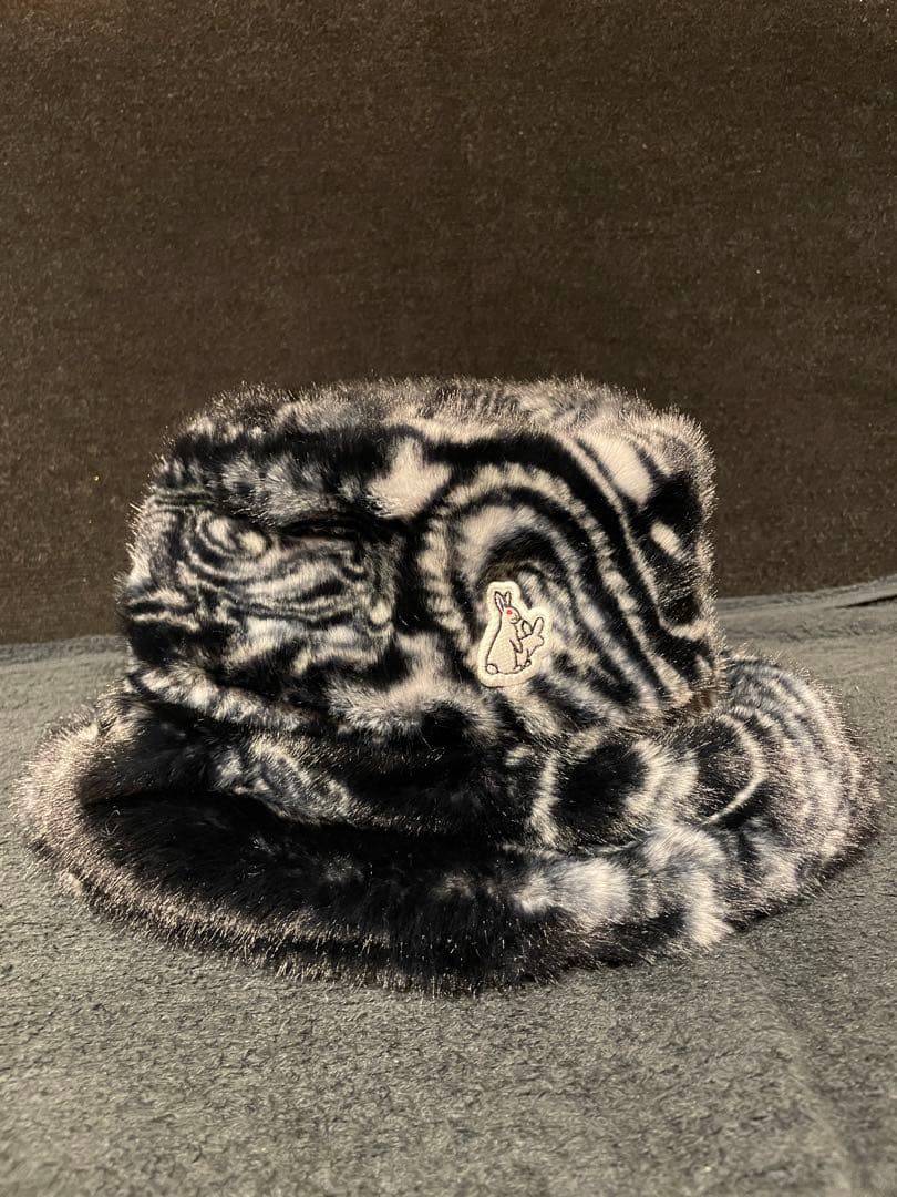 帽子 fr2 Rabbit Paisley Eco Fur Bucket Hat