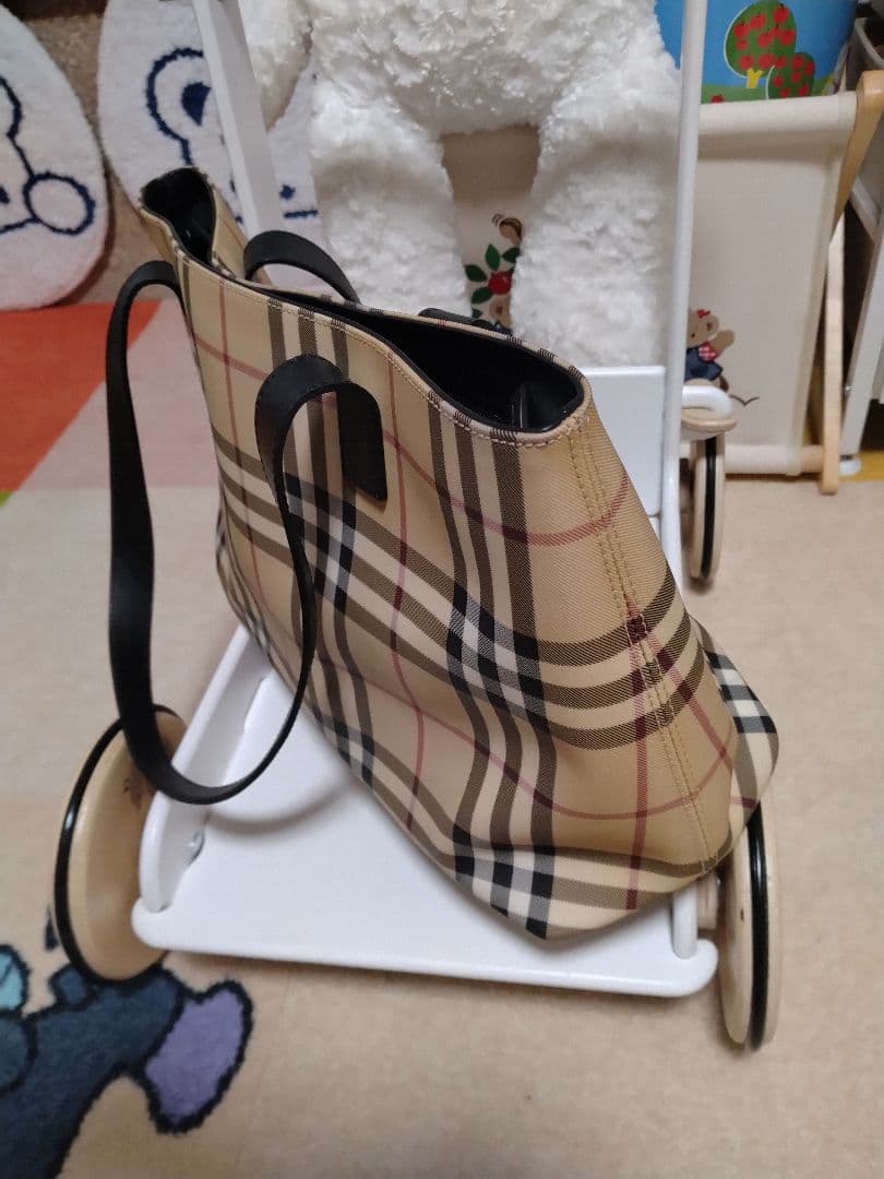 Burberry バーバリーロンドン トートバッグ ノバチェック トートバッグ