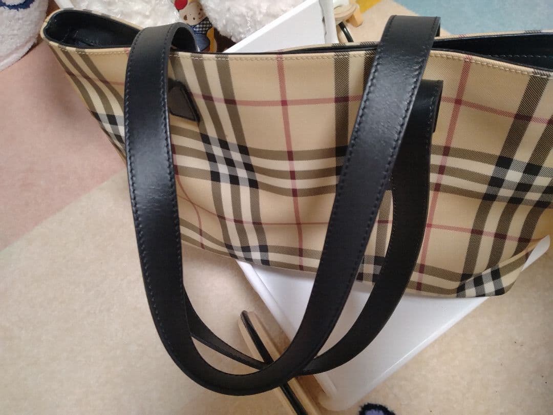 Burberry バーバリーロンドン トートバッグ ノバチェック トートバッグ