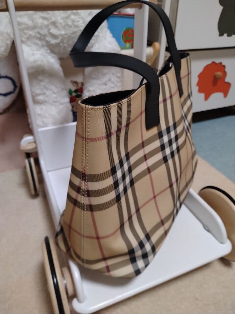 Burberry バーバリーロンドン トートバッグ ノバチェック トートバッグ