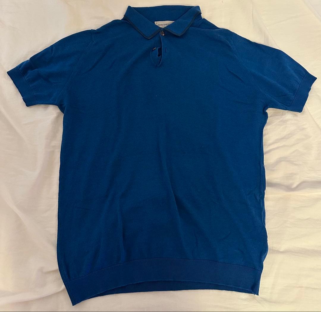 ジョンスメドレー　シーアイランドコットンポロシャツ