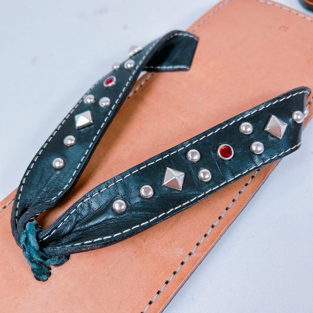 【新品未使用品】PHERROW'S 雪駄 フェローズ 匠 スタッズ