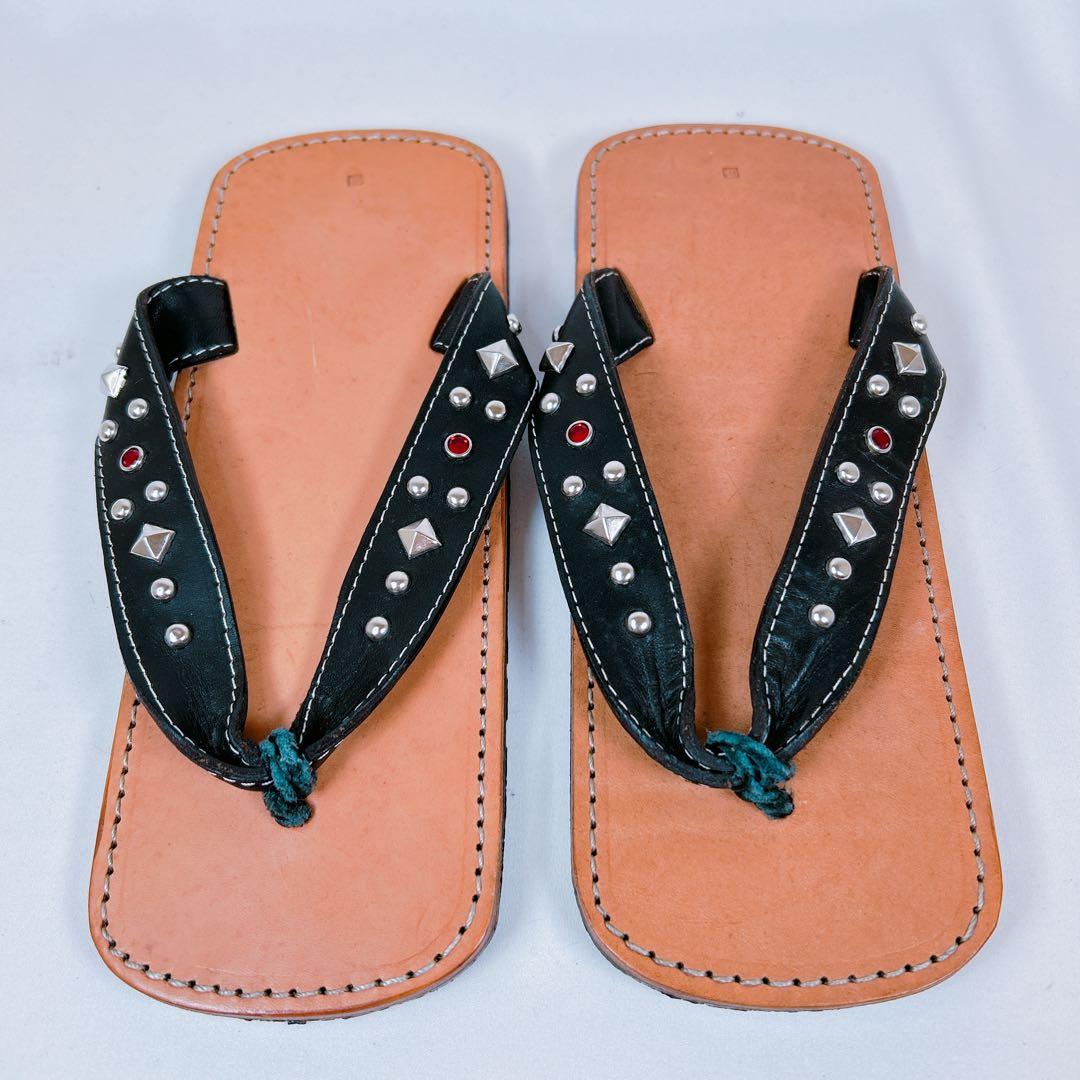 【新品未使用品】PHERROW'S 雪駄 フェローズ 匠 スタッズ