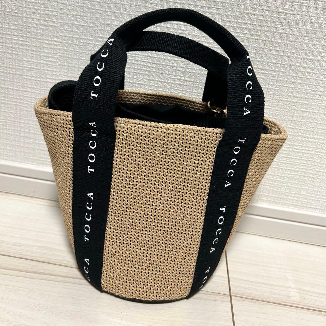 ※タイムセール限定値下げ※TOCCA かごバッグ　ショルダーバッグ　未使用品