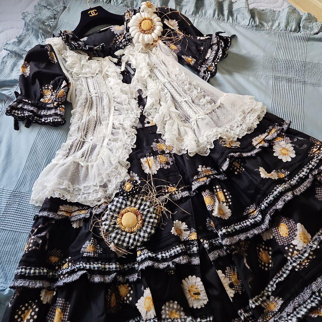 ★ピンクハウス★❤️スーパードルフィーコラボのレースベスト✨白