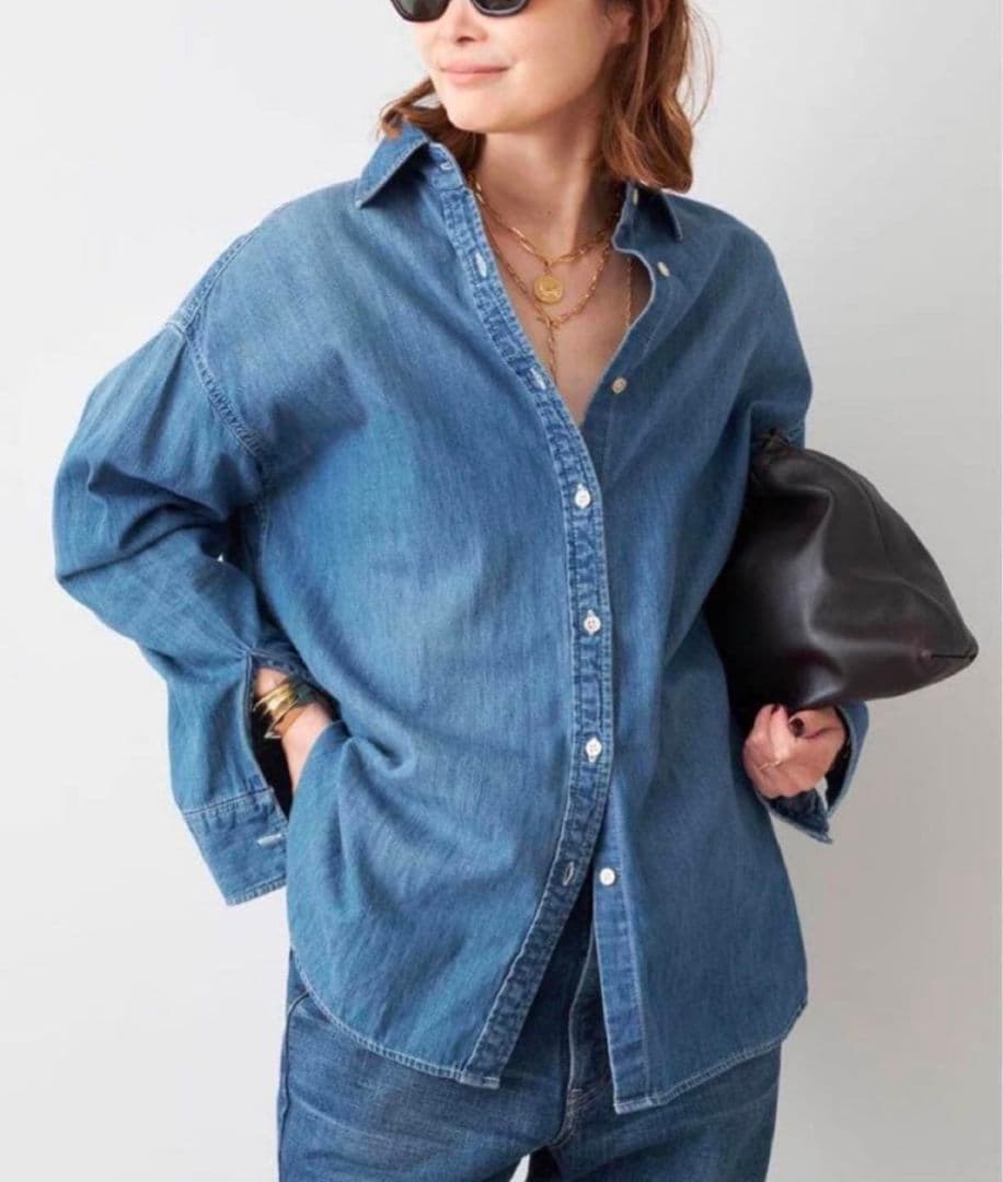 割引有【Deuxieme Classe】 Lee別注 デニムシャツ