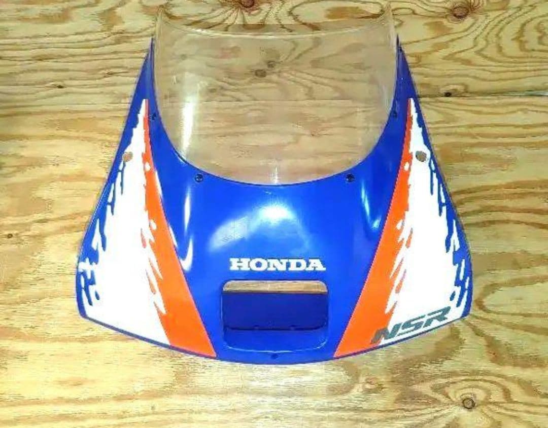 `92ホンダ NSR 80 カウルセット《アッパー〔中古〕+サイド左右〔新品〕》