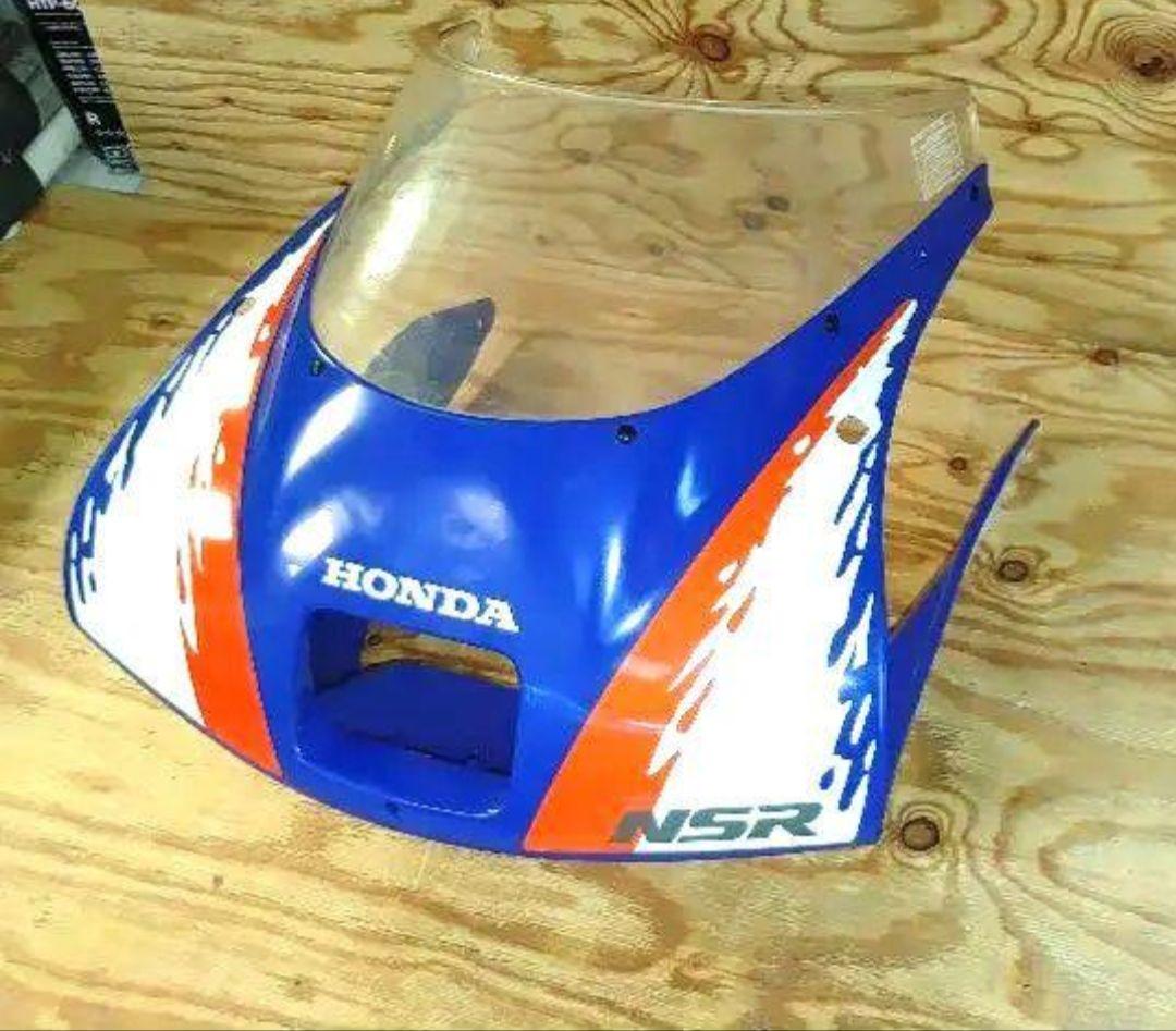 `92ホンダ NSR 80 カウルセット《アッパー〔中古〕+サイド左右〔新品〕》