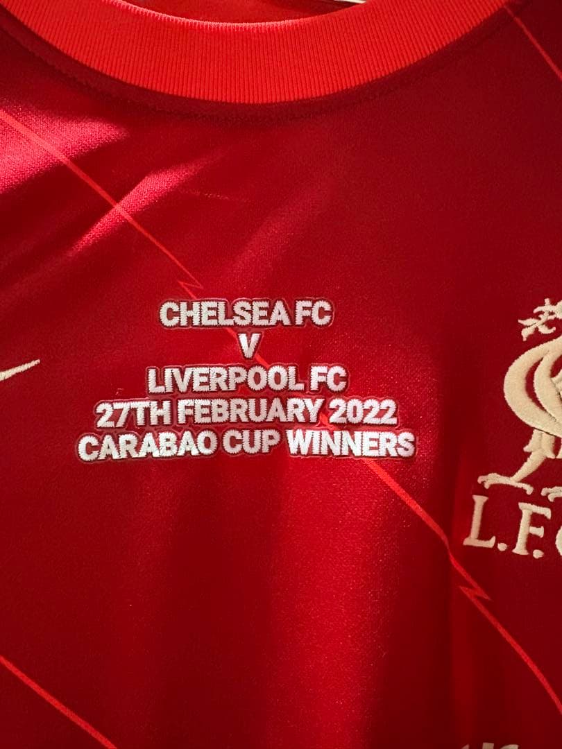 【正規品】 リバプール ユニフォーム ファビーニョ カラバオ 決勝 21/22