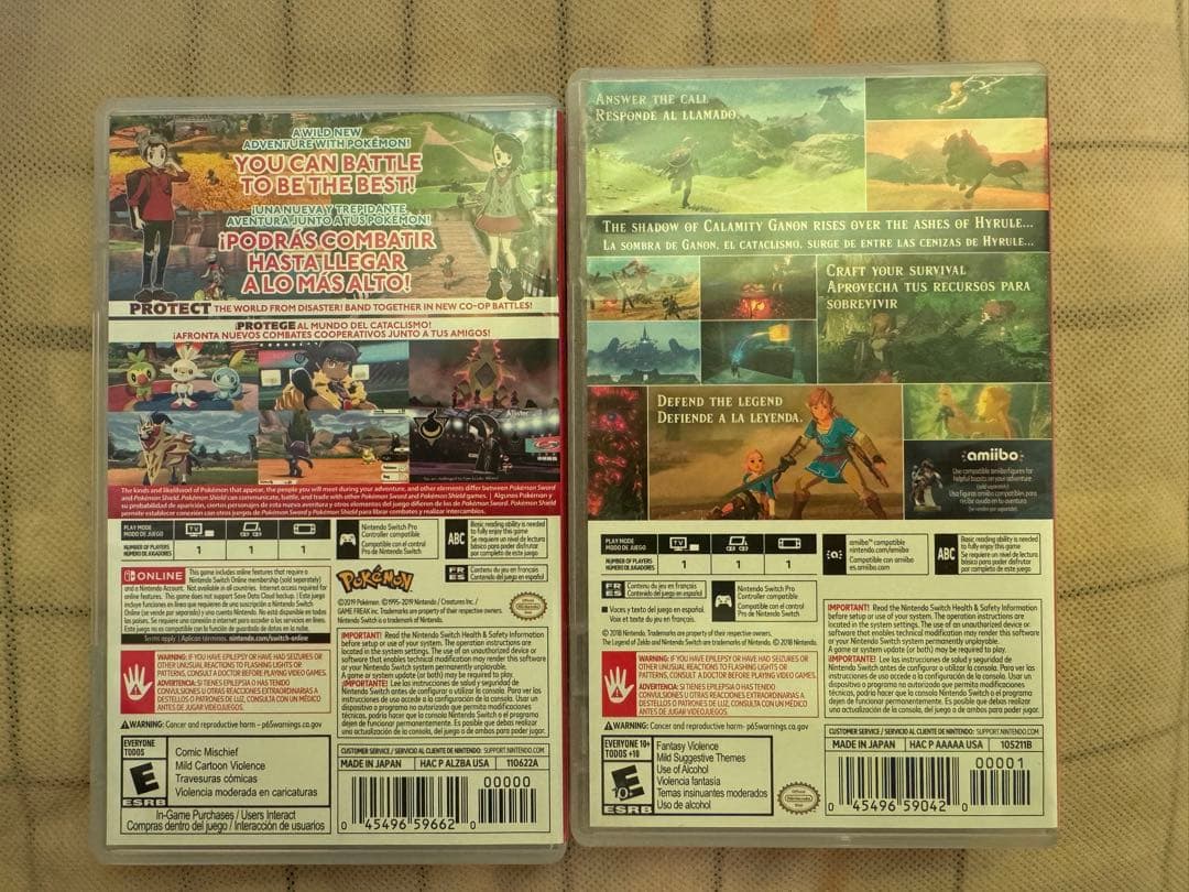 英語版Nintendo Switch Lite + カセット2本セット