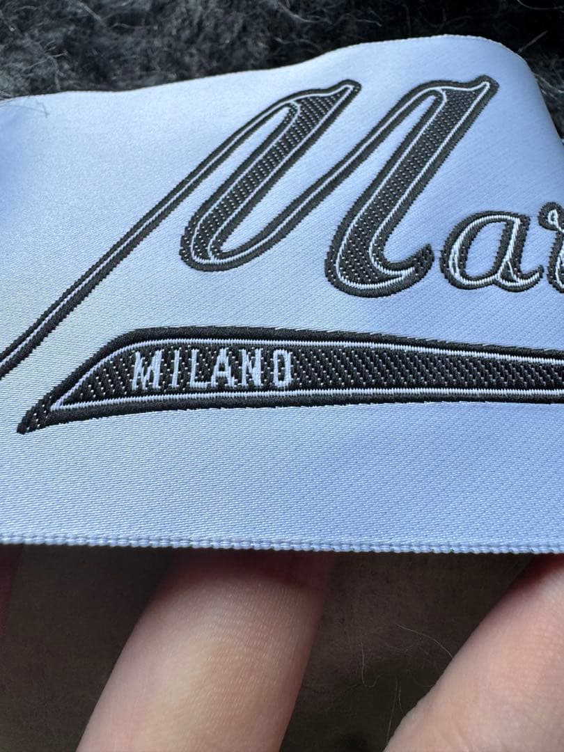 秋冬　MARNI マルニ　ラベルロゴ　モヘアマフラー