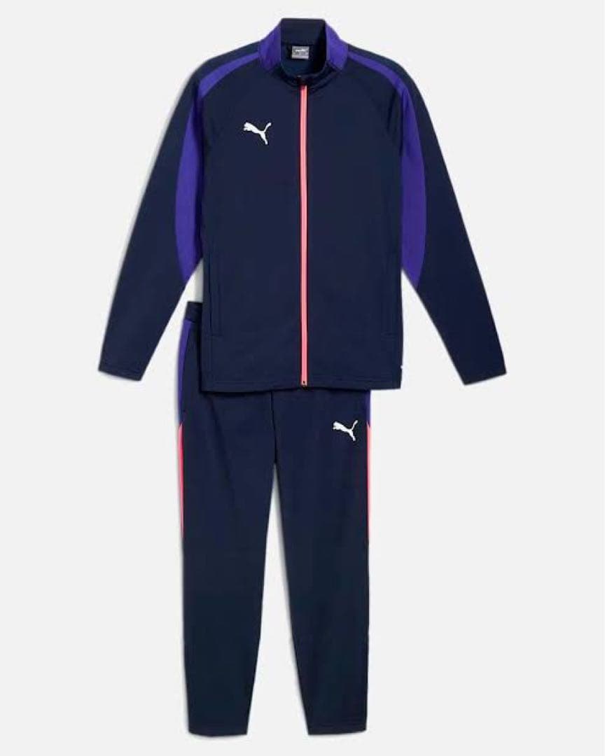 新品 大人気 PUMA プーマ サッカー トレーニングジャージ 上下セット XL